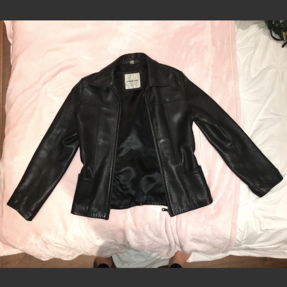 Marc by Andrew Marc Black Leather Jacket